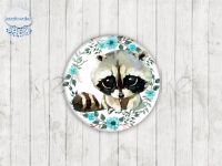 Motiv-Cabochons 49572-1 Einzelset  8mm (1 Paar)